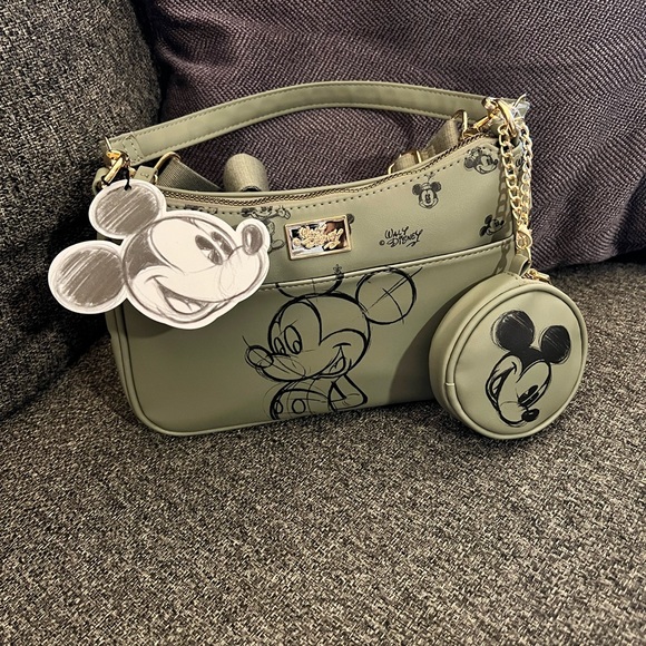 Disney Handbags - Disney Mickey Mouse Crossbody Bag with Coin Purse